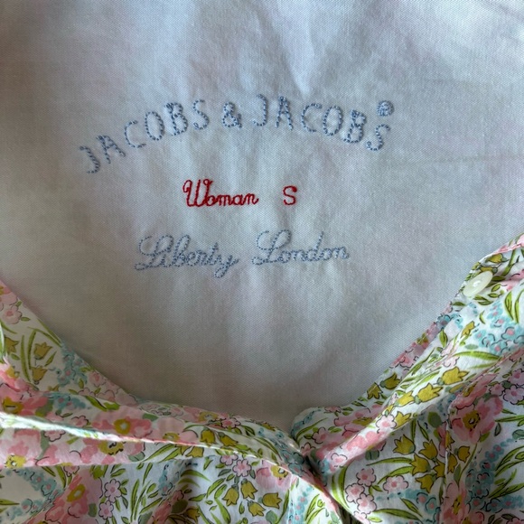Jacob’s and Jacob’s hand tailored from paris S button down tunic or coverup. - Picture 7 of 11